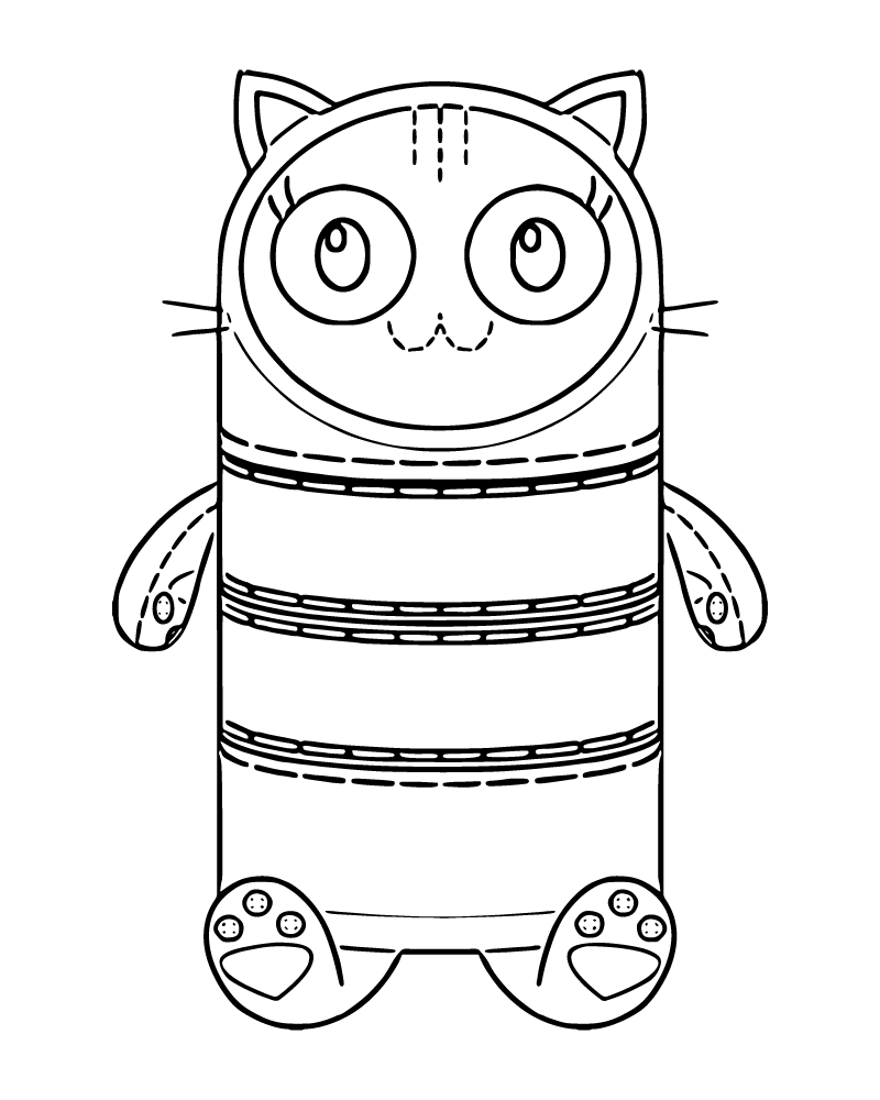 Chat Oreiller